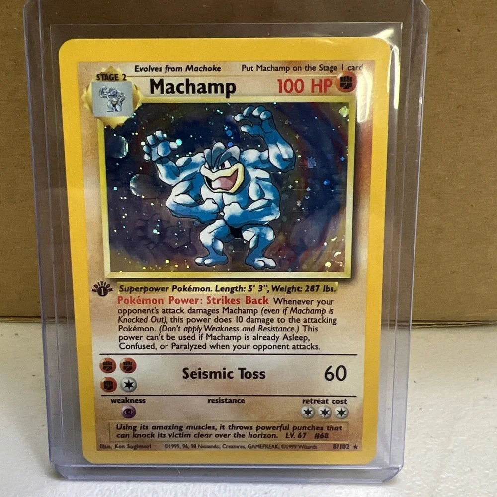 1st Edition Machamp 8/102 Deck Exclusives Holofoil